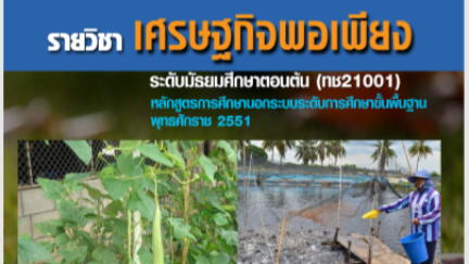 บทที่ 2 การประกอบอาชีพอย่างพอเพียง 