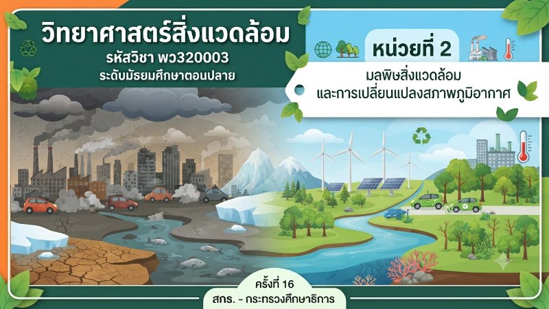 วิทยาศาสตร์สิ่งแวดล้อม หน่วยที่ 2